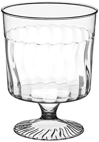 Fineline Settings Flairware Clear 5.5 oz. One Piece Wine Glass 240 Pieces
