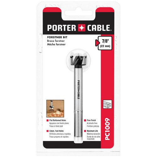 PORTER-CABLE PC1009 Forstner Bit, 7/8-Inch