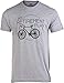 Ann Arbor T-shirt Co. My Retirement Plan (Bicycle) | Funny Bike Riding Rider Retired Cyclist Man T-Shirt-(Adult,L) Heather Grey