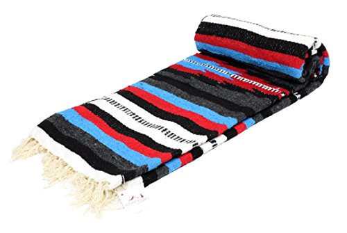 Open Road Goods Mexican Diamond Pattern Xl Bolster, Throw Or Yoga Blanket - Handmade Blanket #TOP4