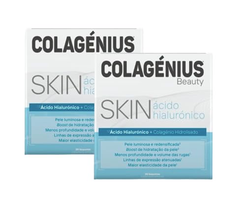 Pack 2 | Colagénius | Beauty ácido hialurónico | 30+30 | 60 saquetas | Hidratante