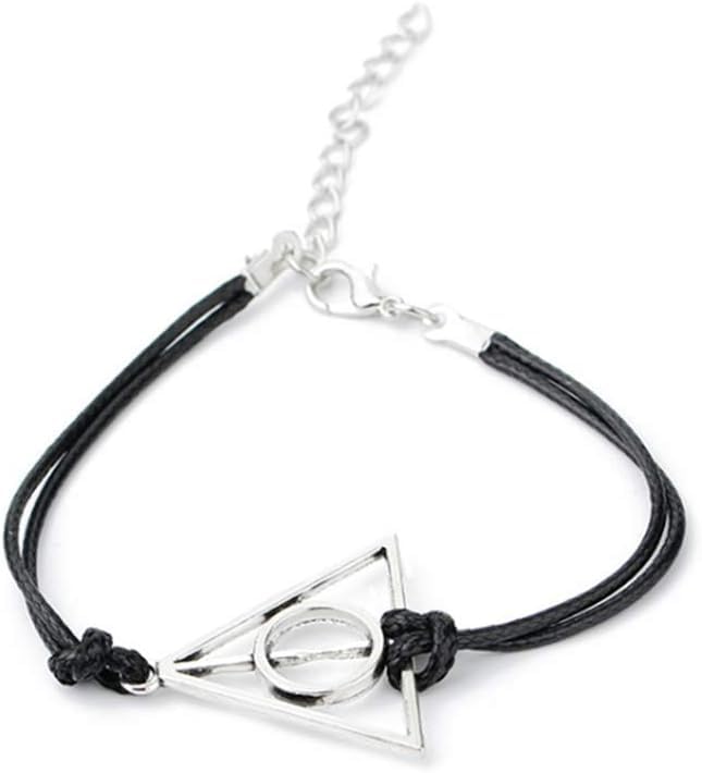 See full amazon price history chart for El Regalo 1 PC Triangle Deathly Hallows Leather Unisex Bracelet for Girls & Boys El Regalo 1 PC Triangle Deathly Hallows Leather Unisex Bracelet for Girls & Boys (B0DFTP83G9) Amazon Price History, Amazon Price Tracker