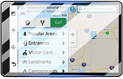 ZCLINKO RV 1090 Glass Screen Protector for G*armin RV 1090 Interior Accessories Infotainment Display Screen Protector Foils Glass Anti-Scratch Navigation Center Touchscreen
