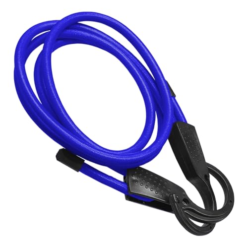YoRise Rubber Car Bungee Cords with Hooks, 57.08" Adjustable Car Clothesline, Heavy Duty Portable Cloth Elastic Cord, Vehicle Travel Essential Accessories for Cars, SUVs, Trucks (Blue)