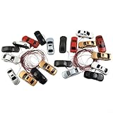 Matériau durable : fabriqué en plastique de haute qualité, les modèles de voitures sont durables et durables, adaptés pour une utilisation continue dans votre aménagement paysager.