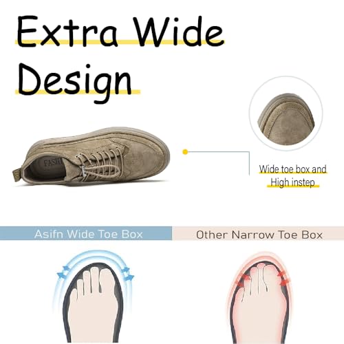 Mens Casual Sneakers Leather Soft Walking Non-Slip Breathable Driving Lightweight Board Shoes3