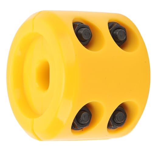 Seilwinden-Hakenstopper, Gummi-Windenhaken-Stopper mit Sechskantschlüssel, Seilwinden-Stopper aus Gummi, Robuster Seilhaken für ATV, UTV, SUV, ORV, LKW (YELLOW)