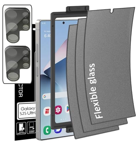 Film protecteur d'écran Galaxy S25 Ultra mat et kit de pose