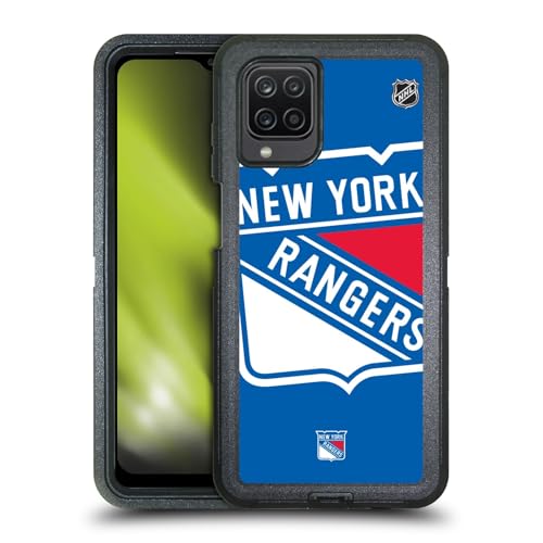 Coque Samsung Galaxy A12 New York Rangers antichoc NHL étui blindé de protection téléphone portable