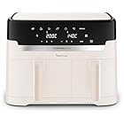 Moulinex Easy fry Collection Ivoire, 8L, Jusqu'à 8 personnes, 6 Programmes intuitifs, Air Fryer, Repas complet, synchronisation, Économie d'énergie, Application dédiée, EZ901AF0