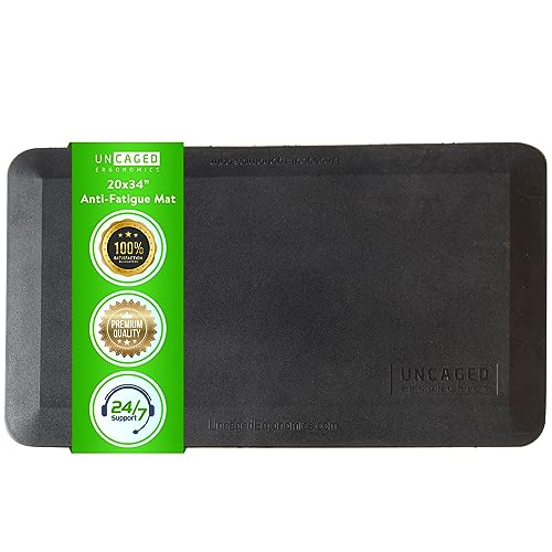 Anti Fatigue Mat Standing Desk 20x34, Non-Slip Standing Mat for