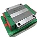 HIWIN Linear Guide HGW20CC HGW20 HGW20CCZ0C HGW20CCZAC GK Block Linear Carriage/Slider/Rail Bearings Motion Control for CNC Machine Parts 3D Printer Automation Industry Semi-Conductor