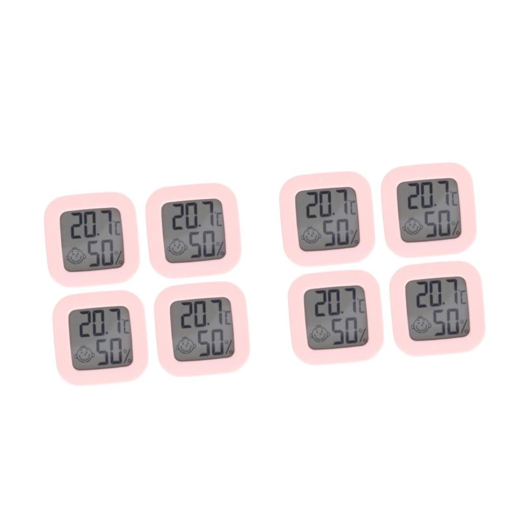 Toyvian 2 Ensembles Thermomètre Électronique Domestique Jauge De Température Numérique Hygromètre D'ambiance Hygromètre Numérique Hygromètre Domestique Abdos Couleur Aléatoire 4 Pièces * 2