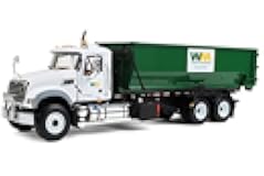 1/34 Mack Granite Waste Management Truck with Green Roll Off Container 10-4050