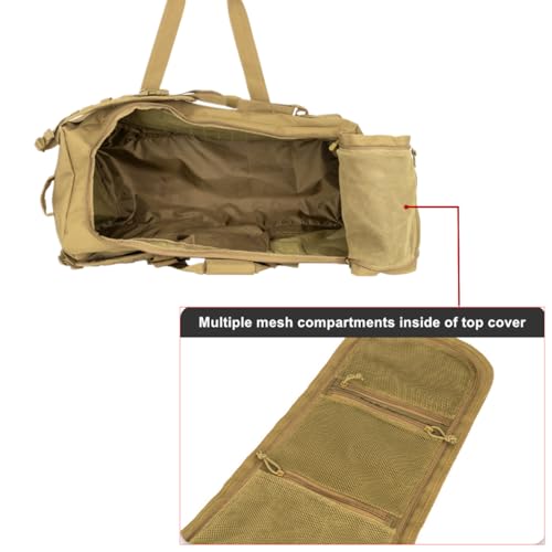 Bolso Táctico de Montañismo y Camping 106L Coyote Tan miniatura 5