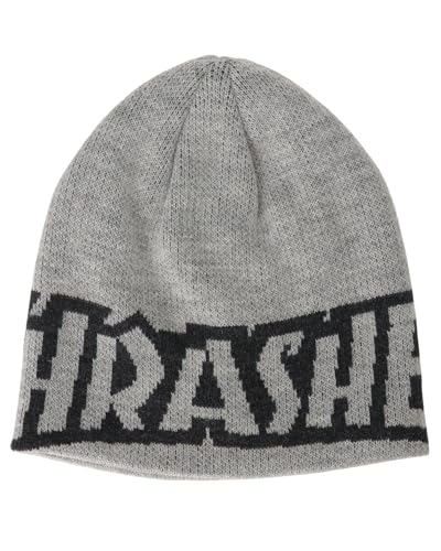 [スラッシャー] ニットキャップ (OUTLINE LOGO・ジャガードロゴ) [ 25TH-N55 / CAP ] 帽子 GRY FR
