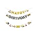 Produktbild Amosfun Wimpelkette mit Aufschrift "Happy Birthday", Baufahrzeug-Motiv, Wimpelkette, Bagger, hängende Girlande, Zement-Lkws, Party-Dekoration, 2 Stück