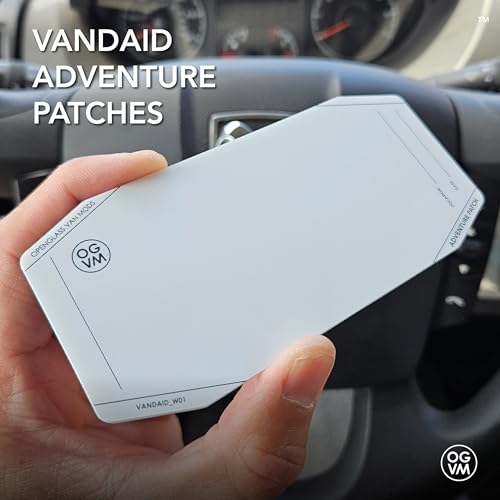 Image of OpenGlass Van Mods - Vandaid Adventure Patches (Lght Grey, 3 Pack) - Automotive Scratch and Dent Cover, Car Rust Patch & Car Scratch Repair