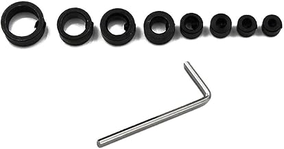Broca para carpintaria coleiras de parada de profundidade de aço, posicionador de anel, localizador limitador de broca 3/4/5/6/8/10/12/16 controlador de profundidade Broca para carpintaria