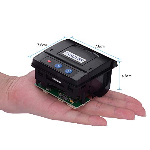 Entweg Módulo de Impressora QR203 58mm Baixo Ruído de Impressão Direta Térmica Mini Painel de Impres