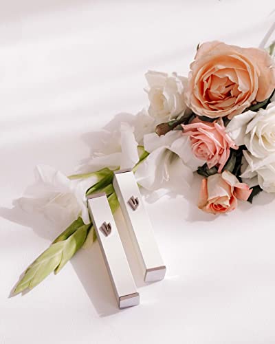 Suri White Modern Mezuzah Case ,Self Stick Mezuzah With Scroll For Door, 4" Mezuzah Waterproof And Weatherproof For Outdoors (1 Piece, White) #TOP2