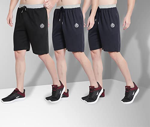 Image of OORA Men's Plus Sizes Cotton Shorts M to 5XL, 28 to 48 Inches Waistline