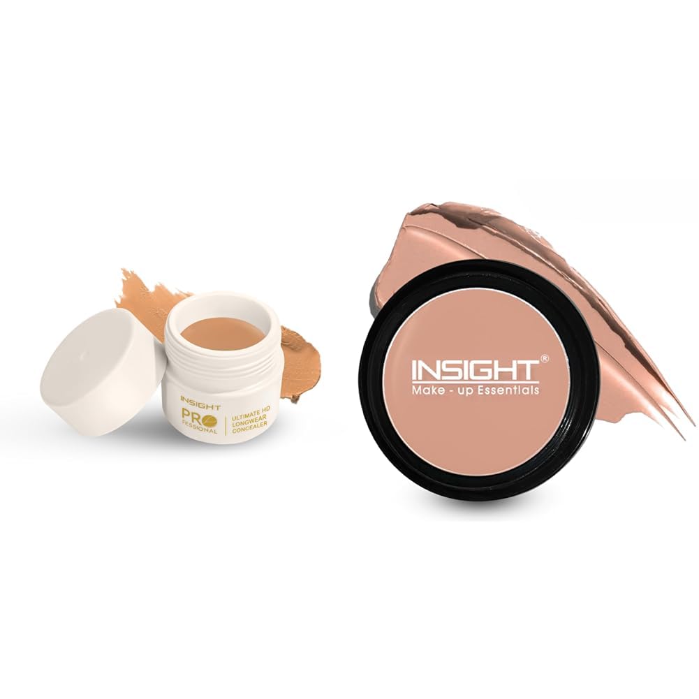 INSIGHT Professional Ultimate HD Longwear Concealer 10 g – Shade MY20 | Ultra-Pigmented Creamy Formula, Full Coverage, Waterproof & Sweat-ResistantConcealer for All Skin Types |Rose Ivory - 3.5g-image-19