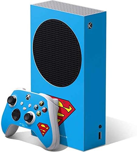 Skinit Decal Gaming Skin Compatible with Xbox Series S Bundle - Officially Licensed Superman 2025 Superman & Krypto Watch The Earth Design
