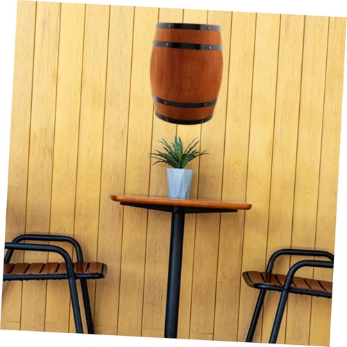 Tonneau à vin bois pour décoration murale de bar et maison - 7
