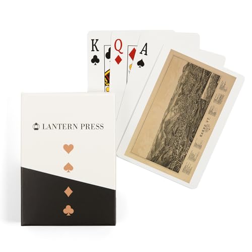 Baraja Lantern Press Barre Vermont, 52 cartas póker