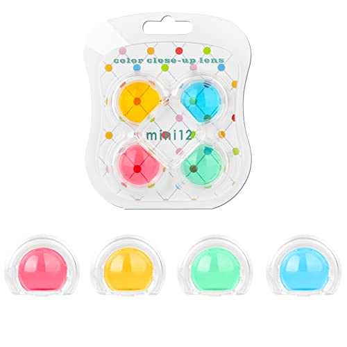 Rieibi Filtro de lente para Instax Mini 12, filtro de lente de
