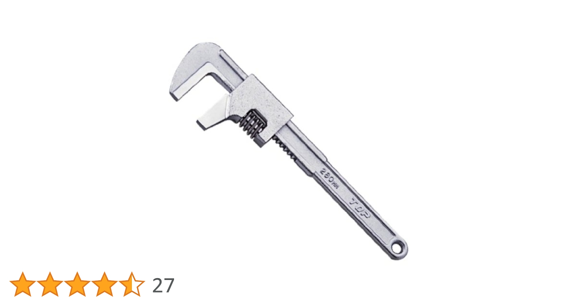 Amazon | トップ工業 (TOP) モーターレンチ 水栓レンチ 口開き0~70mm