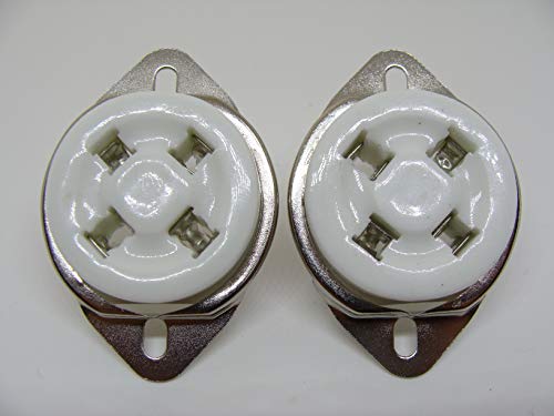 真空管　RY-50 ソケット付き 4本　① Amazon | Morisho グリッド キャップ 真空管 ソケット アンプ