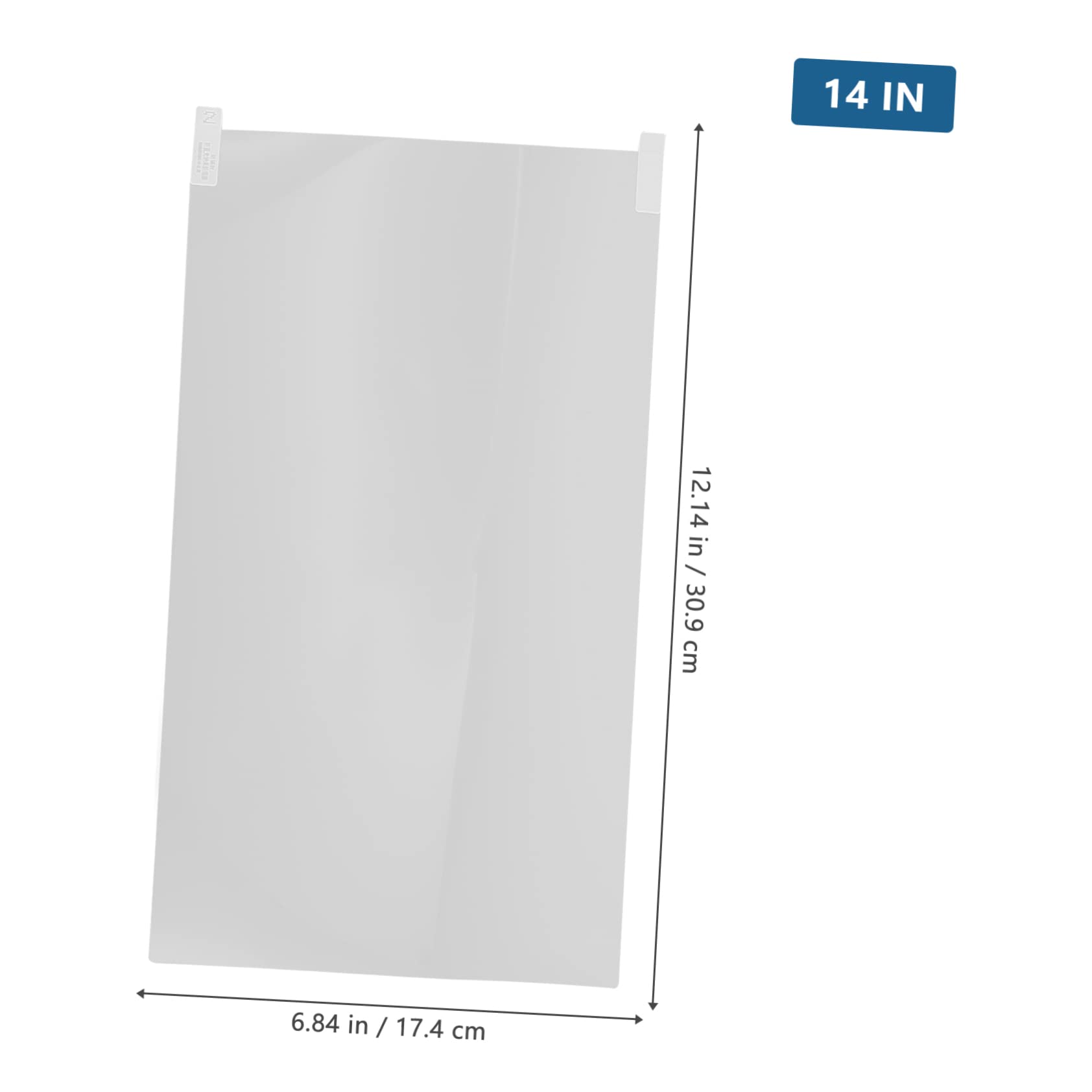 4 Pezzi Pellicola Protettiva per Laptop Luce Blu Film Pet Facile Applicare Resistente AI Uv Installazione Compatibile con Laptop Rimuovibile e