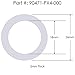 Prime Ave Automatic Transmission Drain Plug Aluminum Washers 18mm Part# 90471-PX4-000 (Pack of 10)