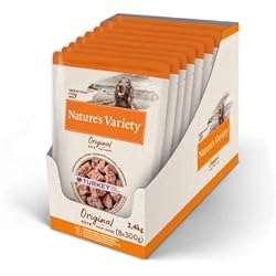 Nature's Variety Original No Grain - Paté para Perros Adultos con Pavo - Caja 8 x 300 g