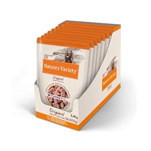Nature’s Variety Original No Grain – Paté para Perros Adultos con Pavo – Caja 8 x 300 g