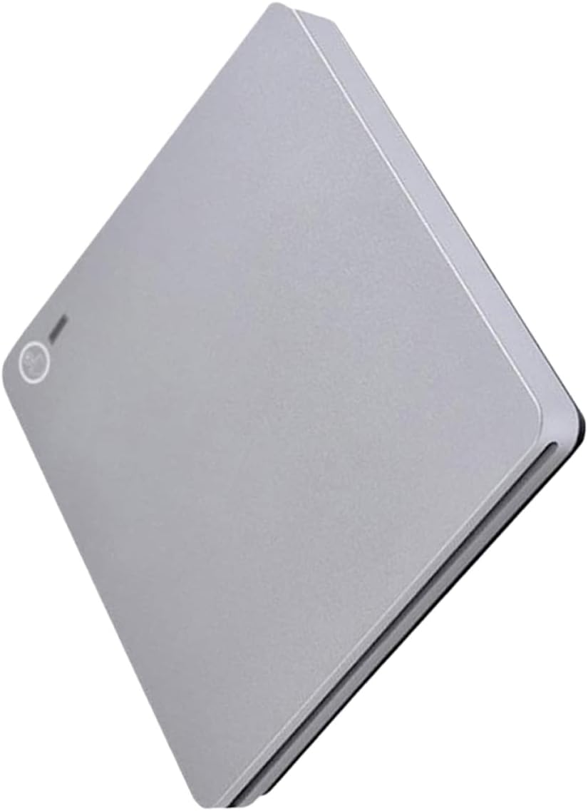 Mikikit 1set USB Type-c External DVD Burner Slim Portable Dual Interface DVD Writer for Use Lightweight Type Design Compatible