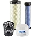 M131803 M131802 MIU800645 MIU800650 Filter Kit Compatible with John Deere 35D &27D Compact
