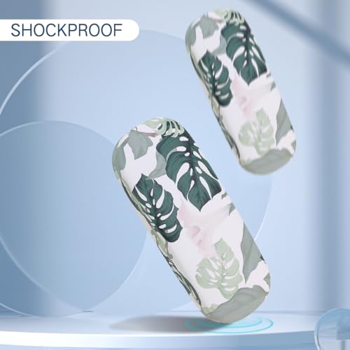 Image of PERFECTSIGHT Hard Shell Eyeglasses Case, PU Leather Protective Glasses Case, Cute Eyeglass Case for Women Men Girls
