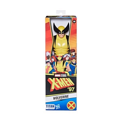 Marvel Titan Heroes X-Men, Boneco Wolverine, Figura articulada de 30 cm, presente para crianças acima de 4 anos