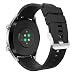 Produktbild MoKo Armband Kompatibel mit Huawei Watch GT4 46mm/GT3/GT3 Pro 46mm/GT2/GT 46mm/GT2 Pro/GT2e/Watch 4/4 Pro/3/3 Pro, 22mm Weiches Silikon Ersatzarmband Uhrenarmband, Schwarz