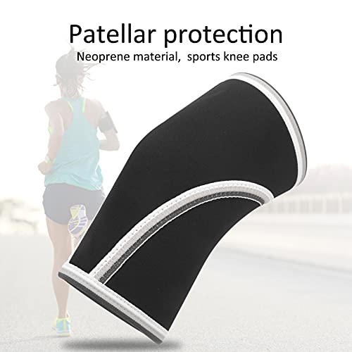Joelheira manga de compressão, 1 PCS joelheira joelheira joelheira esportiva para levantamento de pe