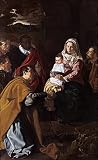 Lienzo calidad museo o lámina para enmarcar, Adoración de los reyes, Diego Velázquez - 60 x 90 cm, POSTER PROFESIONAL
