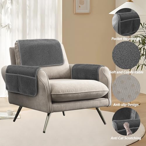 Funda para reposacabezas para sofá reclinable ideal para hogares con mascotas 3