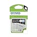 DYMO 45110 Standard D1 Labeling Tape for Label Manager Label Makers, Black print on Clear tape, 1/2'' W x 23' L, 1 cartridge, Authentic, 1/2'' W x 23' L