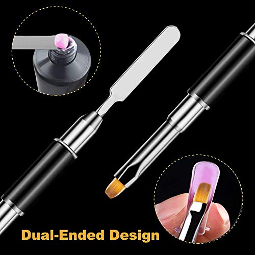Poly Gel Quick Building Nail Set,100Pcs Falsche Nagelform Clear Nail Extension Form Tips,10 Nail Tips Clip And 1Pcs Dual… – Bild 4