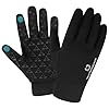 WESTWOOD FOX Guantes de invierno para pantalla táctil, ligeramente impermeables, térmicos, cálidos, antideslizantes, para correr, ciclismo, guantes resistentes al viento con puños elásticos para hombres y mujeres