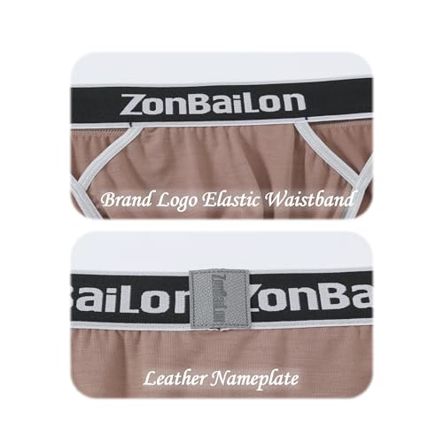 JINSHI Men's Bamboo Viscose Briefs Male Ball Pouch Cutout Low Waist Brief Soft Sweat Wicking Breathable Underwear Panties4