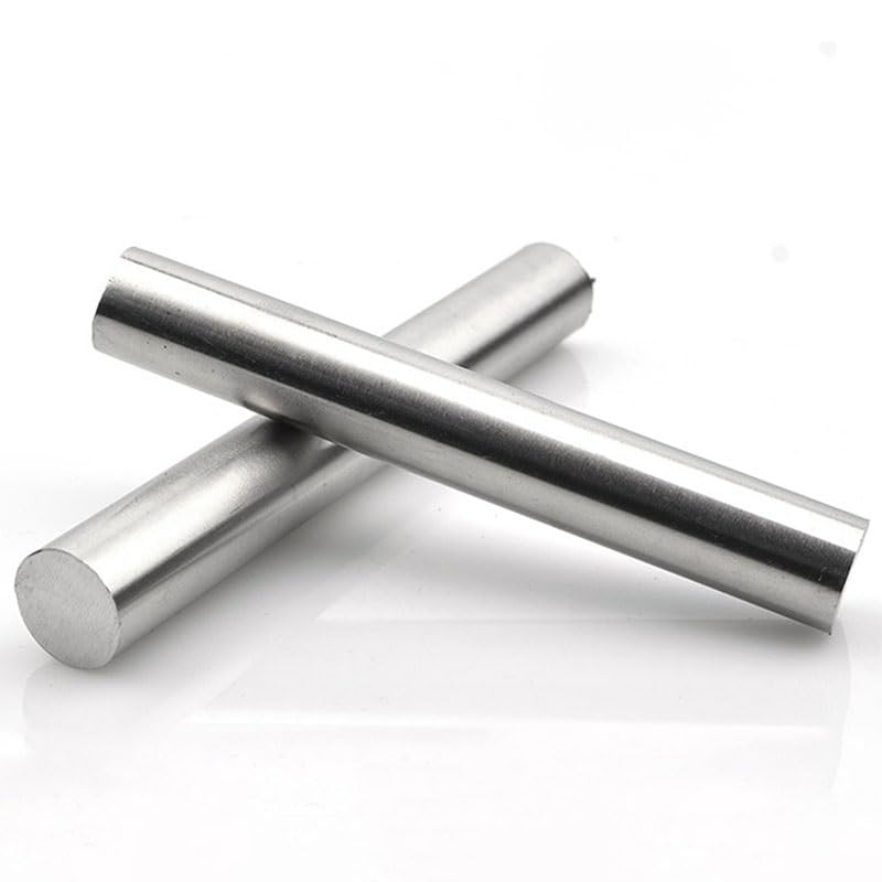 Pręt okrągły ze stali nierdzewnej, Pręt metalowy lity, Pręty ze stali nierdzewnej, 1 szt., średnica 18 mm, długość 100/200/300/500/800 mm, pręt ze stali litej 304, okrągły wał liniowy(18x800mm)